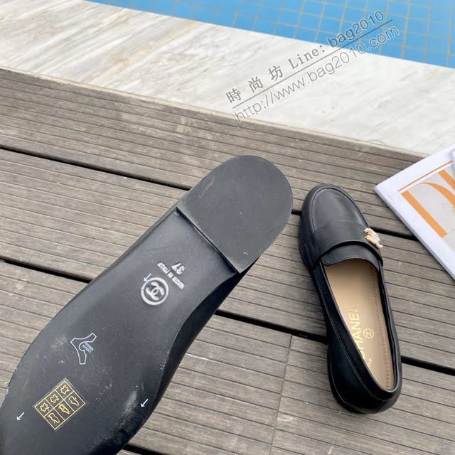 Chanel女鞋 香奈兒2020春夏新品 頂級版本 Chanel小牛皮單皮鞋  naq1269